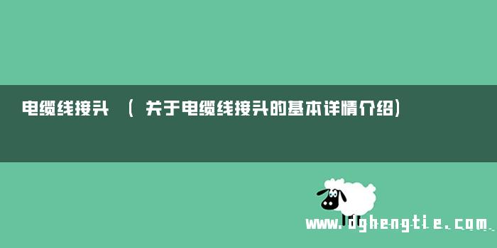 电缆线接头 (关于电缆线接头的基本详情介绍)